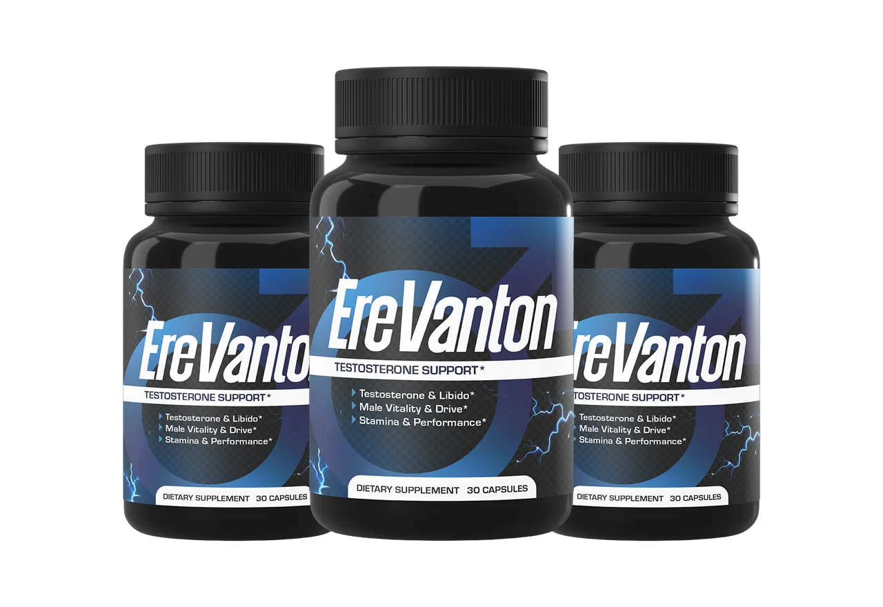 Three bottles of EreVanton, the recommended package